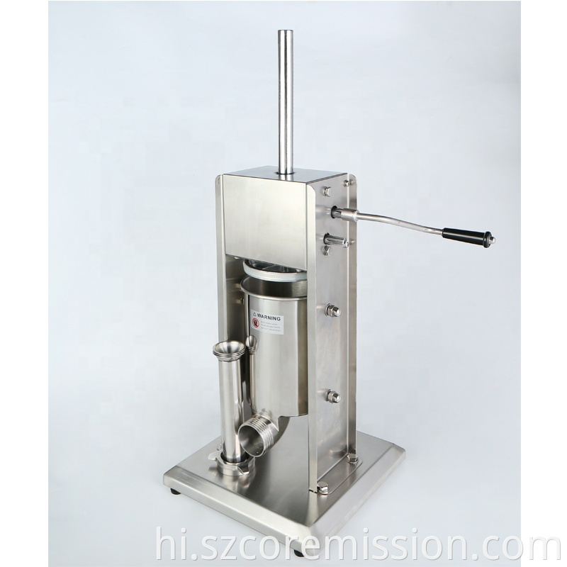 Home Stainless Steel Manual Sausage Stuffing Machine